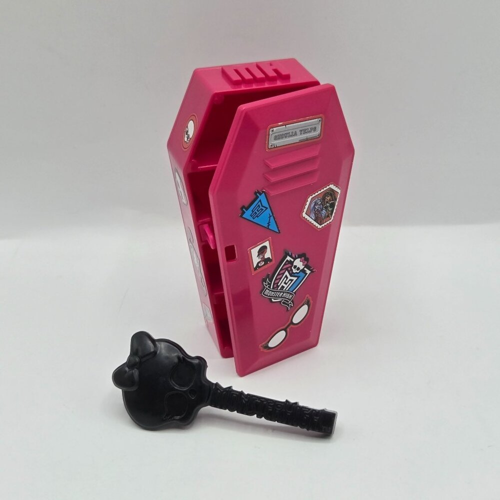 Monster High Classrooms Pink Coffin Locker With Accessories